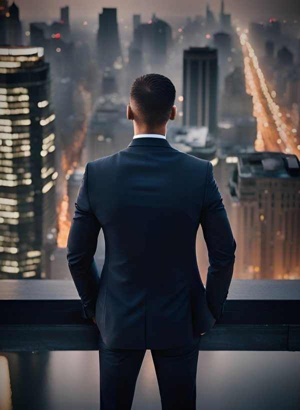 ai generated, man, city